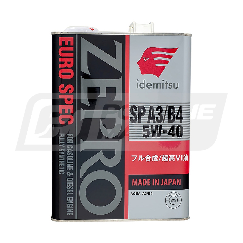 IDEMITSU Zepro Euro SPEC 5W40 SP, 4л 30006041004